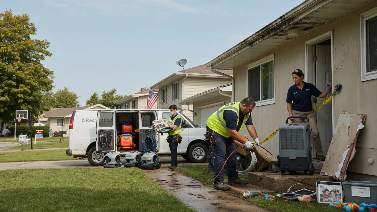 Water Damage Restoration in Demotte, IN near me